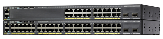 Cisco Catalyst 2960X Series Switch with Two SFP Uplink Interfaces