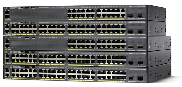 Cisco Catalyst 2960X Series Switch with Two SFP+ Uplink Interfaces