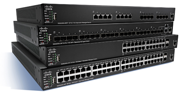 Cisco 350X Series Stackable Managed Switches